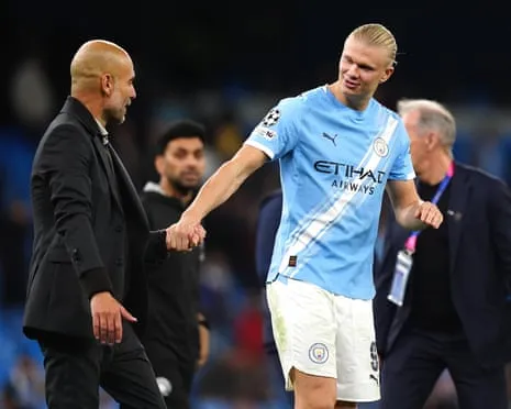 Erling Haaland Becomes Part of Exclusive UCL 50-Goal Club, Praised by Guardiola as CR7 and Messi's Equal