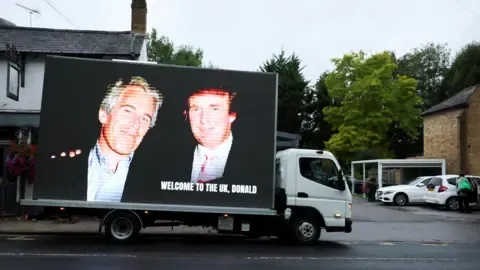 Several Arrests Carried Out After Trump and Epstein Images Displayed on Windsor Castle